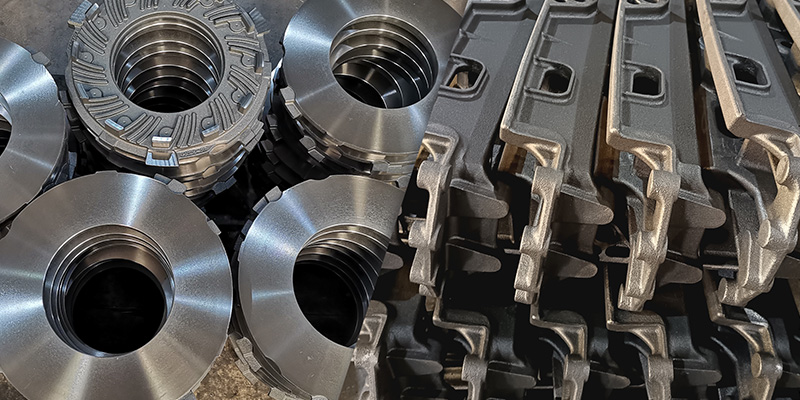 Precision iron and steel casting finished parts