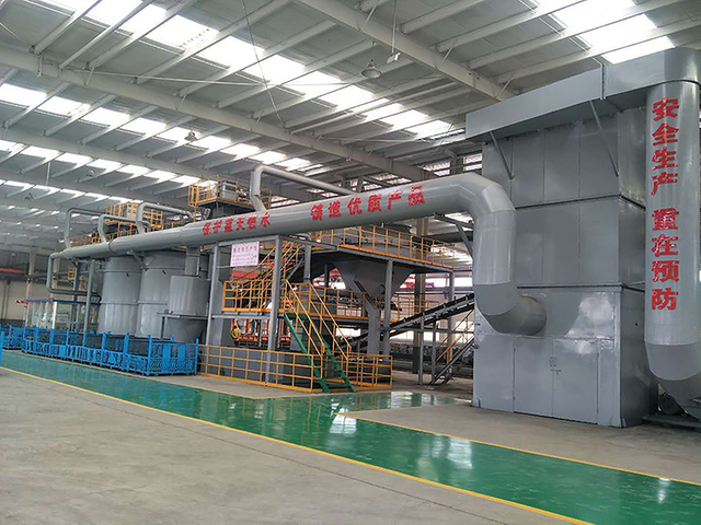 Iron casting machining workshop